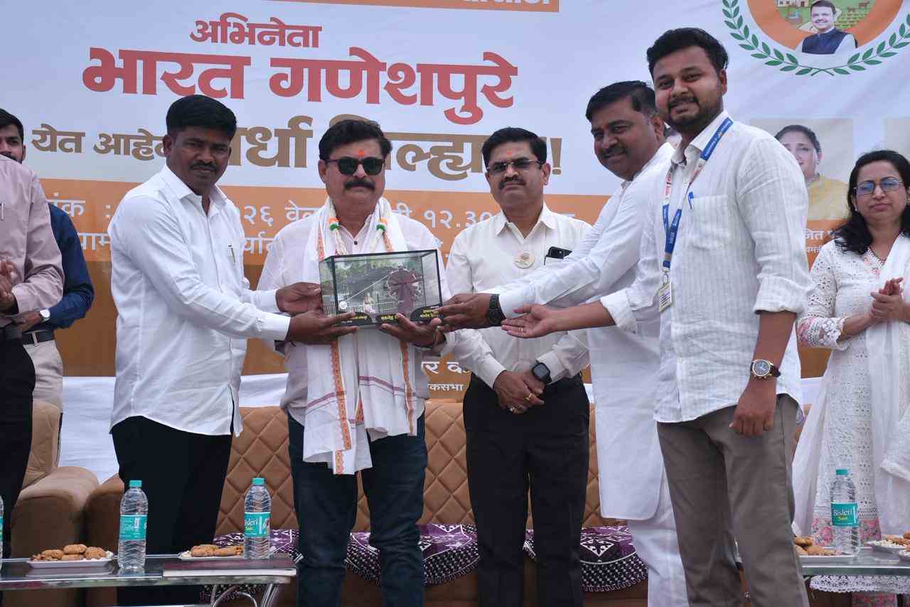 सालोड हिरापूरमध्ये ग्रामविकासाचा उत्सव; अभिनेते भारत गणेशपुरे यांचा एकजुटीचा संदेश